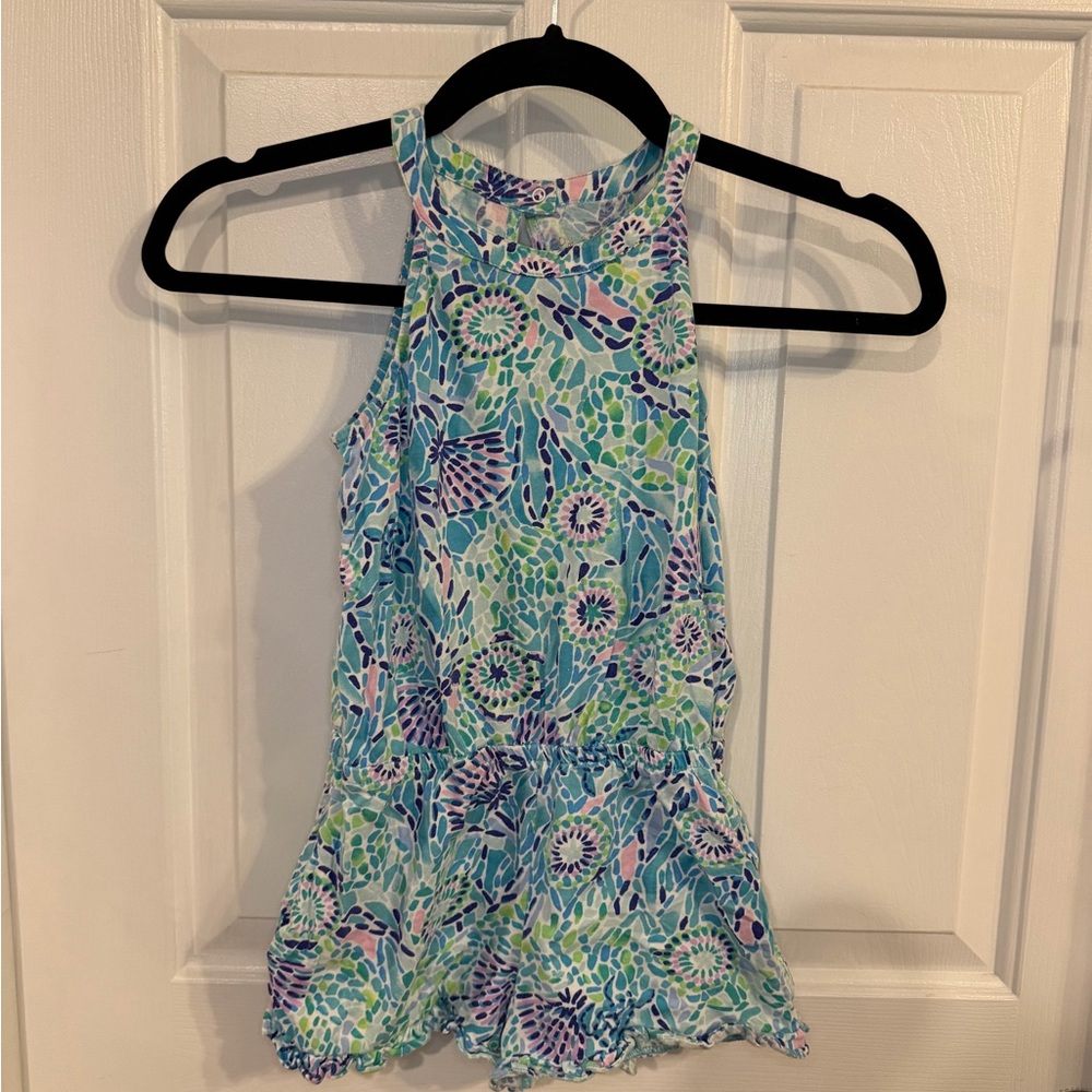 Lilly Pulitzer Kids Multicolor Floral Romper